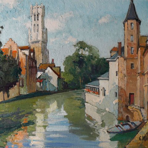 Bruges Riverscape by Constantin Kluge