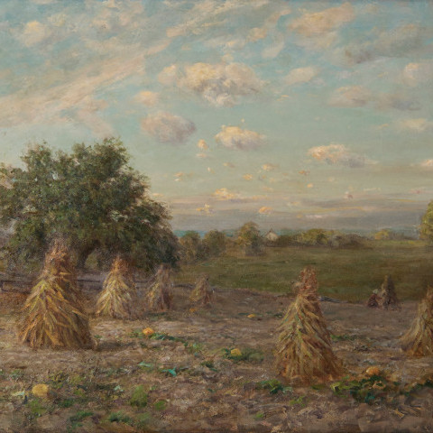 Haystacks by Adam Lehr