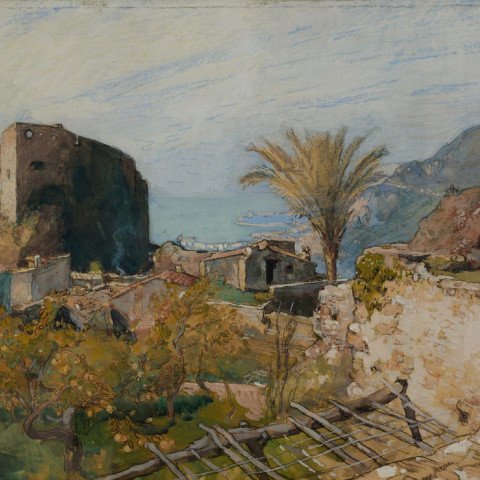 Roquebrune by Auguste-Louis Lepère