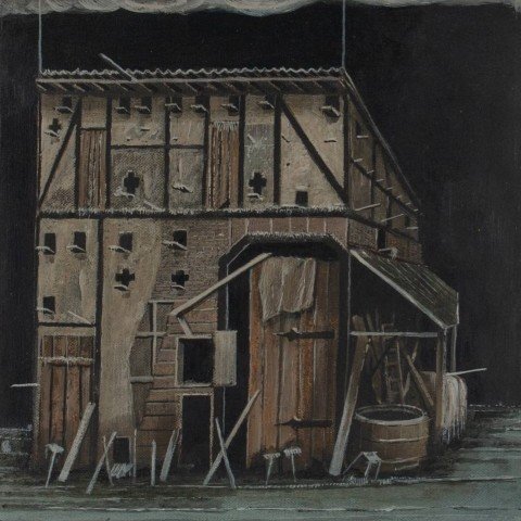 Peter Ackermann - Surreal Nocturnal Stable Scene