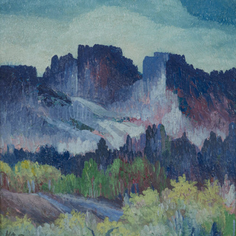 Western Landscape by Harvey Gregory Prusheck