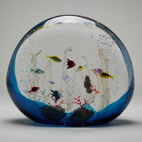 Elio Raffaelli - Murano Glass Aquarium