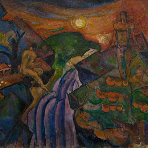 The Brandywine Waterfall by William Sommer