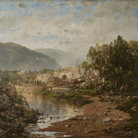 Connor's Brook, Maine by William L. Sonntag