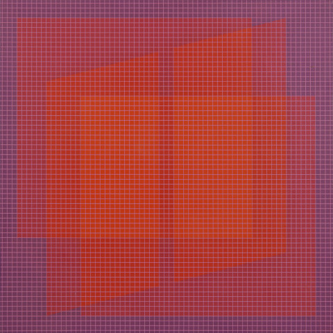 Quadrille - Red by Julian Stanczak