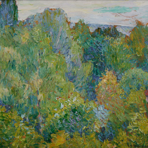 Au Garche, France by Abel G. Warshawsky