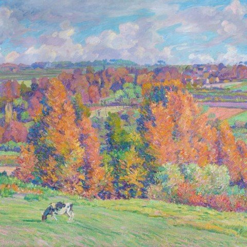 Hillside Landscape by Abel G. Warshawsky