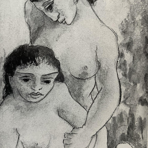 Two Women by Max Weber