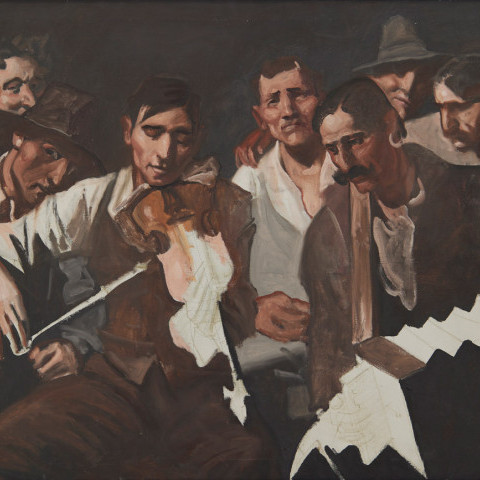 Italian Musicians by Frank Nelson Wilcox