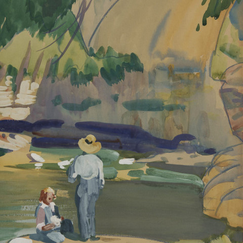 Under the Bridge by Frank Nelson Wilcox