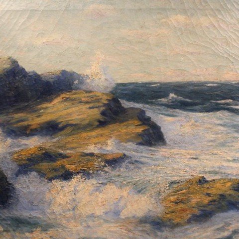 William Reuben Clark Wood-Crashing Surf