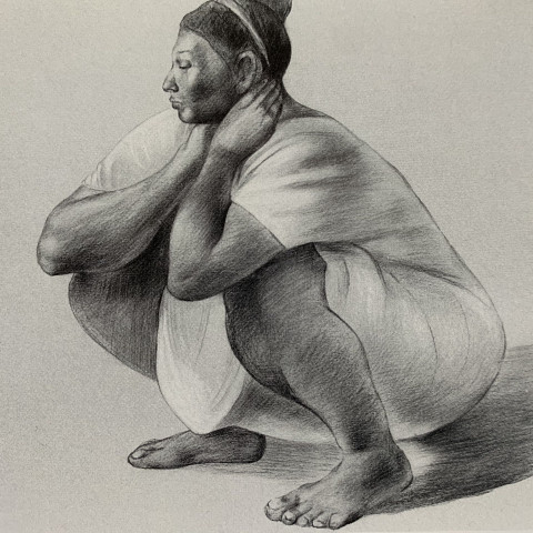 Kneeling Woman by After Francisco Zuñiga