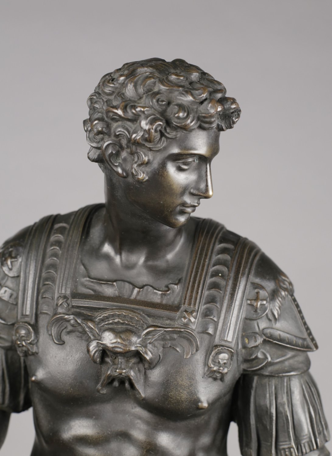 French Or Italian Bronze Figure Of Giuliano De Medici After