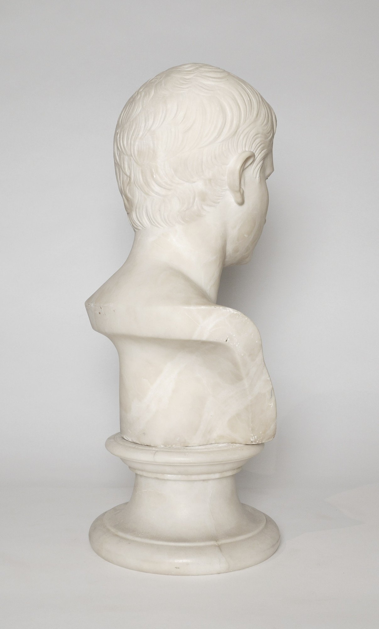 After Antonio Canova - Grand Tour Bust of Young Octavian