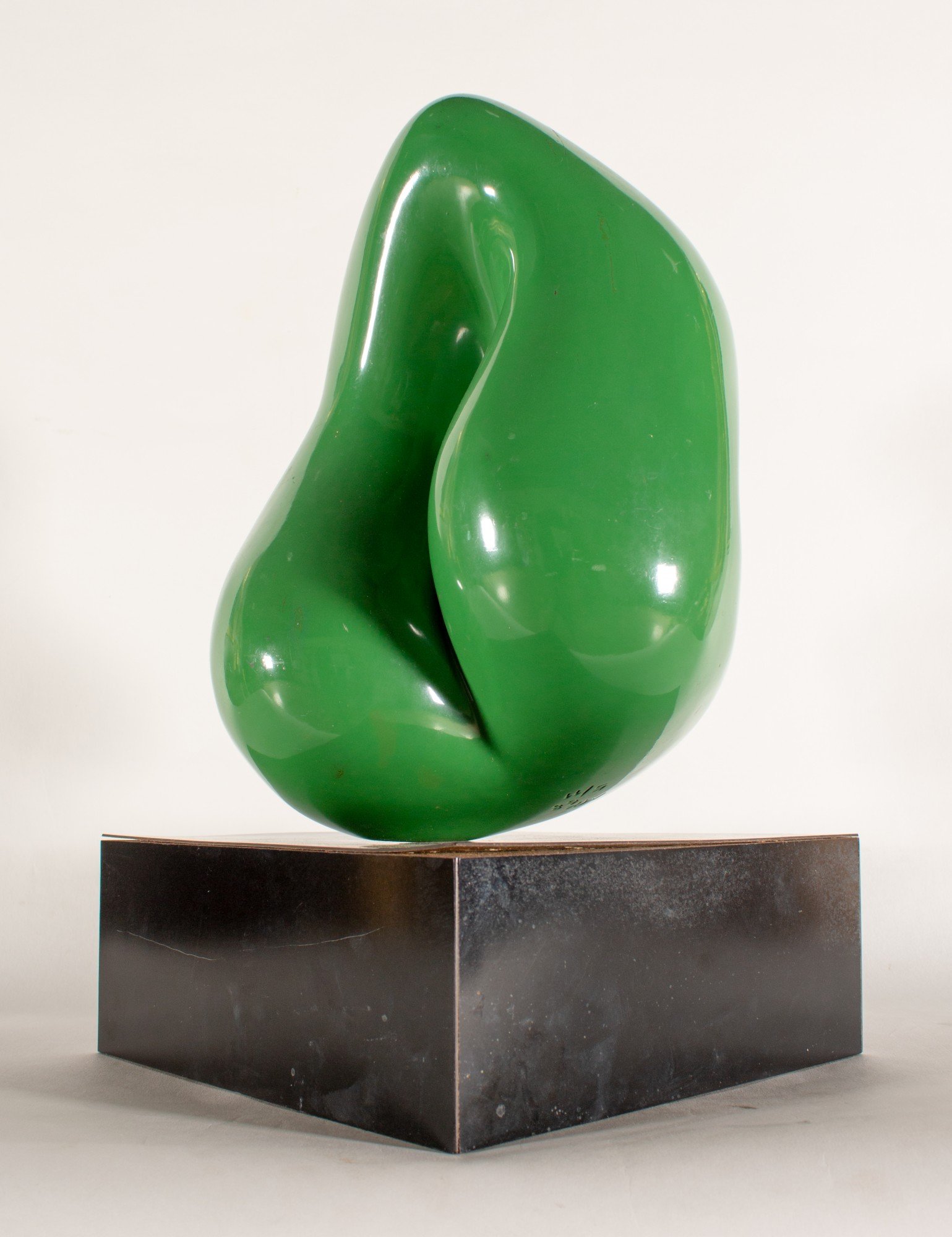 Modern Biomorphic Sculpture in Green | Inventory | WOLFS Fine Paintings ...
