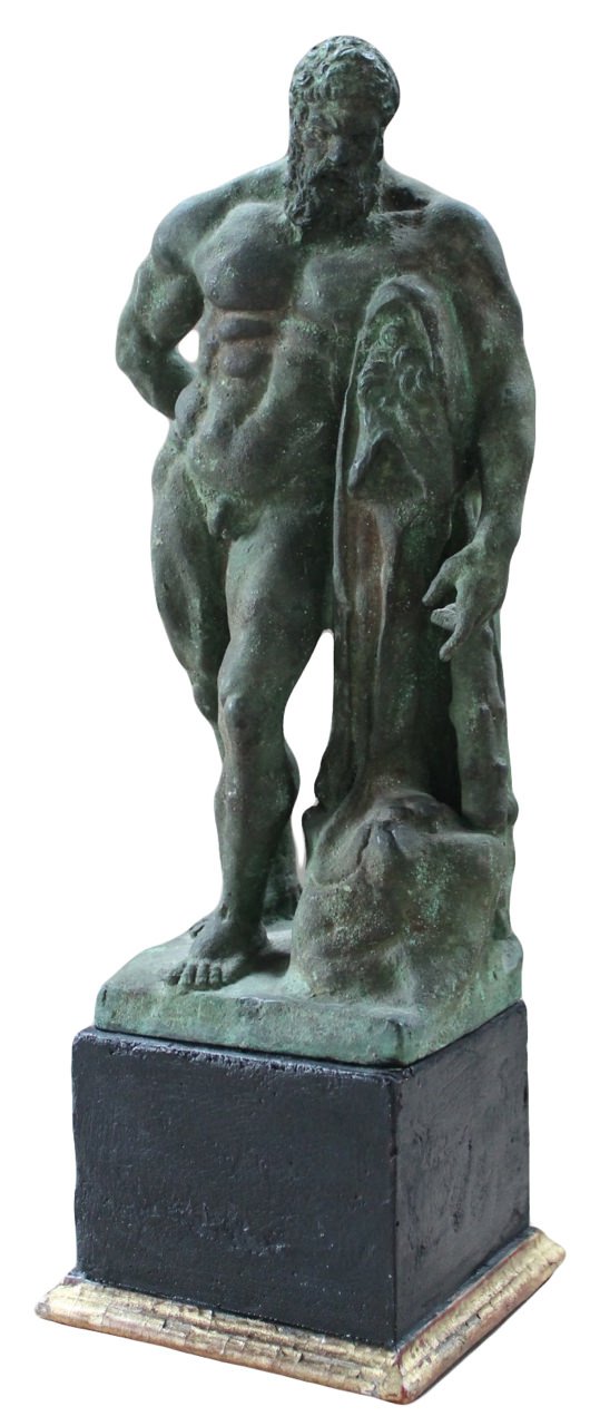 Hercules Farnese Bronze with brown patina, Italian school of the19th  century - Ref.94373