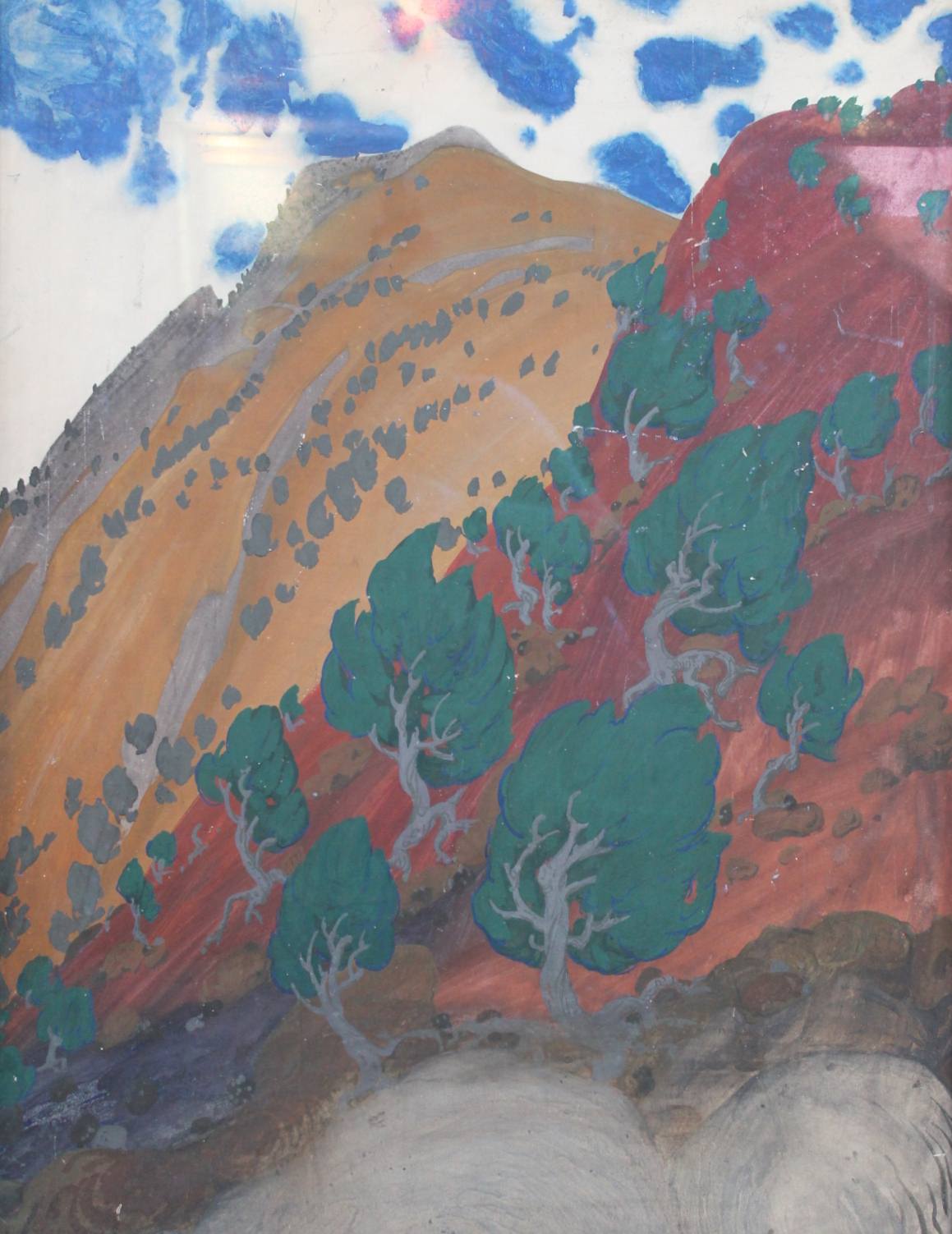 Henry Keller - Mountain Landscape | Inventory | WOLFS Fine Paintings ...
