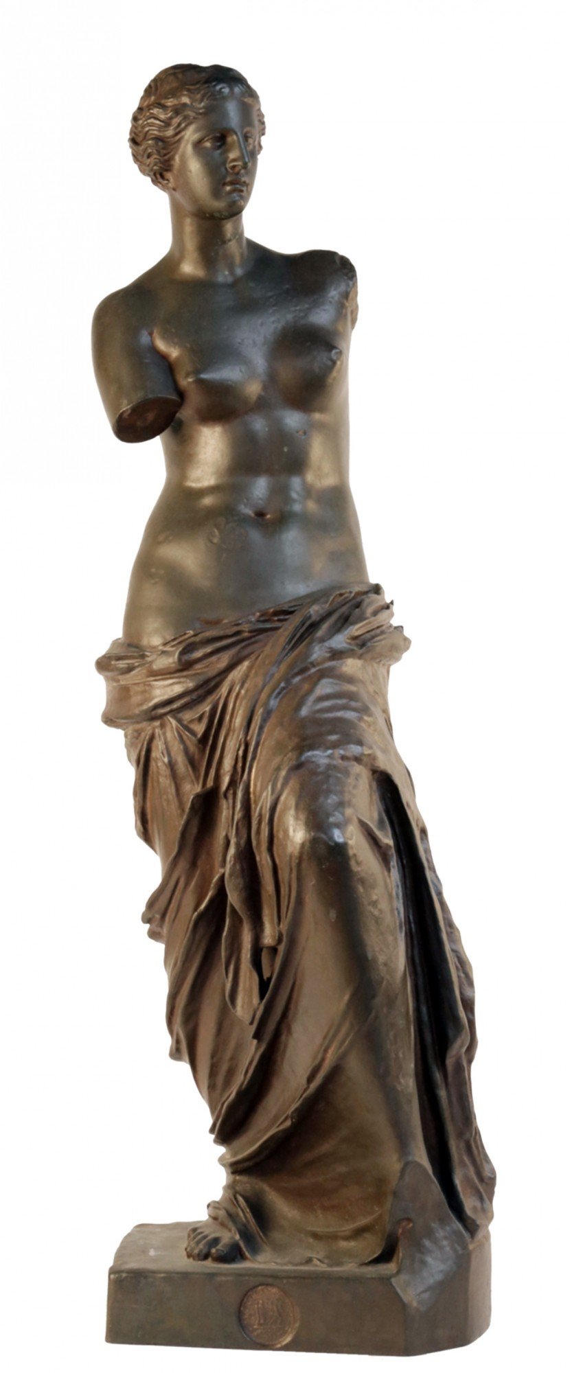 Aphrodite Goddess Of Milos Solid Bronze Sculpture Venus De Milo Ancient Greek Roman Handmade