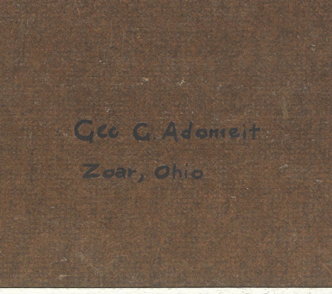 Vegetable Garden, Zoar, Ohio by George Gustav Adomeit
