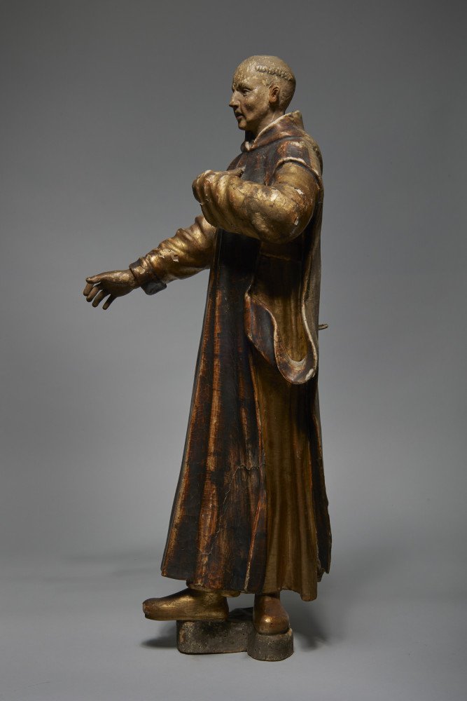 Santos Figure, Saint Francis of Assisi by 18th Century French School