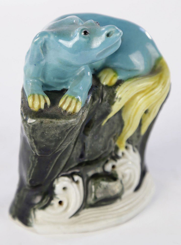 Chinese Ceramic Figure of a Dog, late 19thc.