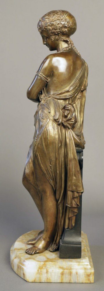Bronze Figure of the Muse Erato by 19th Century French School