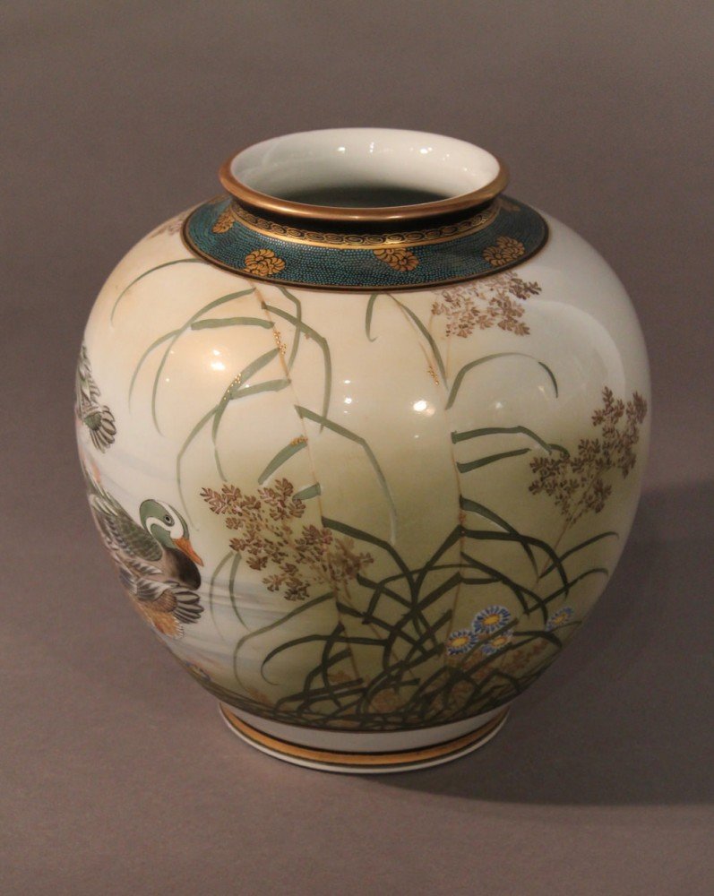 Large Japanese Satsuma Vase