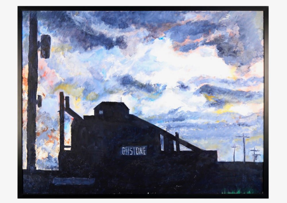 Steel Mill at Night by William A. Van Duzer