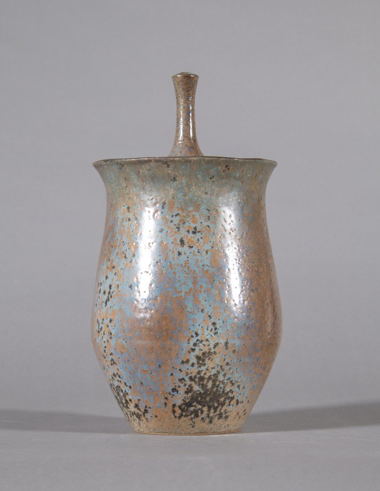 Decorative Arts: Studio Pottery Portrait Vase