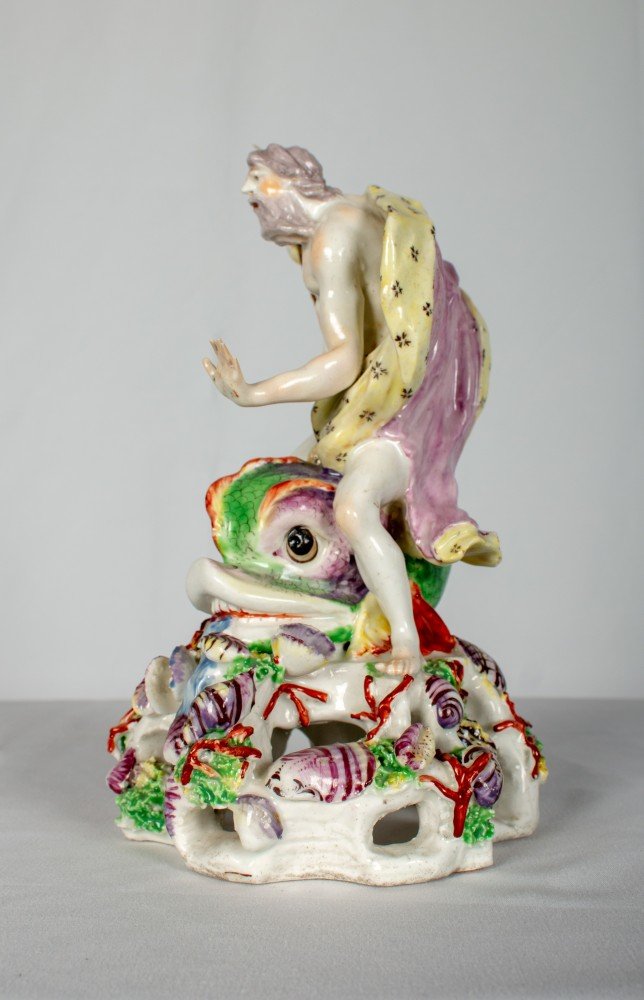 Bow Porcelain, Figure of Neptune Emblematic of the Sea