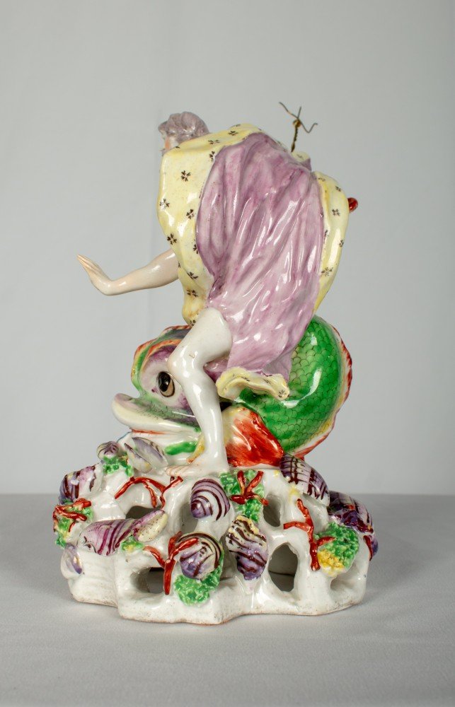 Bow Porcelain, Figure of Neptune Emblematic of the Sea