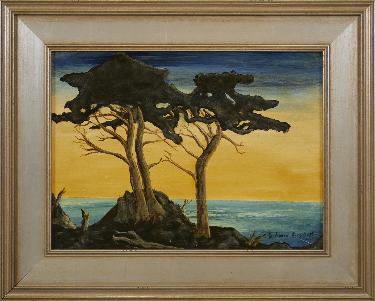 Monterey Pines by Ferdinand Burgdorff
