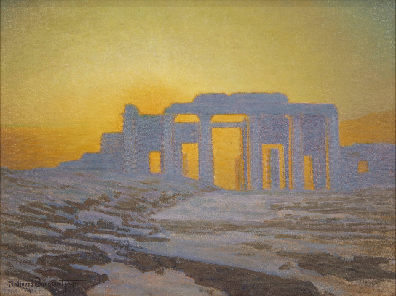 The Parthenon by Ferdinand Burgdorff