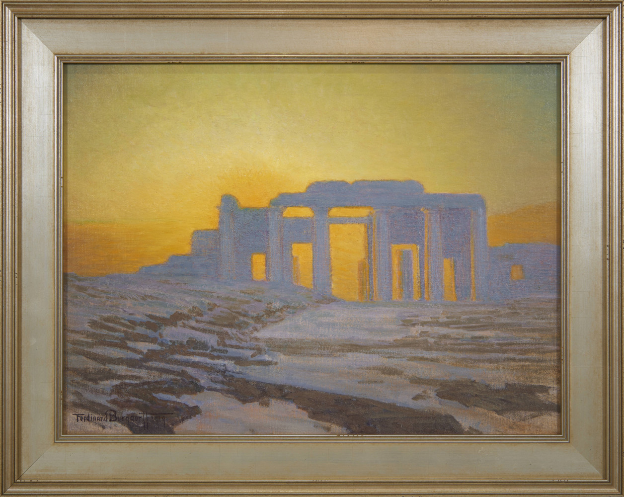 The Parthenon by Ferdinand Burgdorff