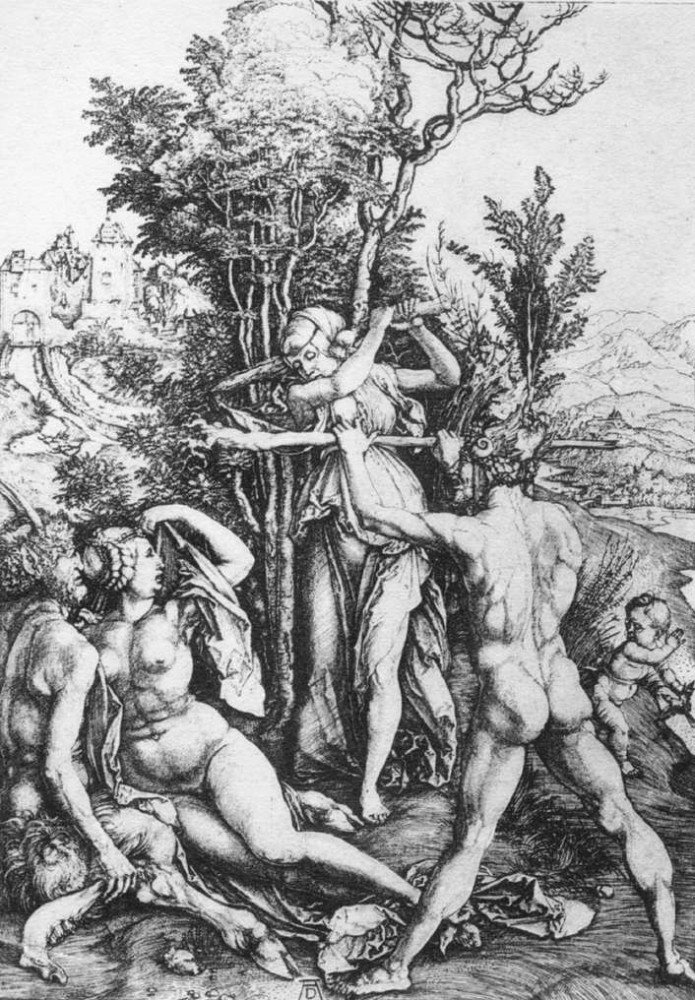 The Combat of Virtue and Pleasure in the Presence of Hercules by Albrecht Dürer