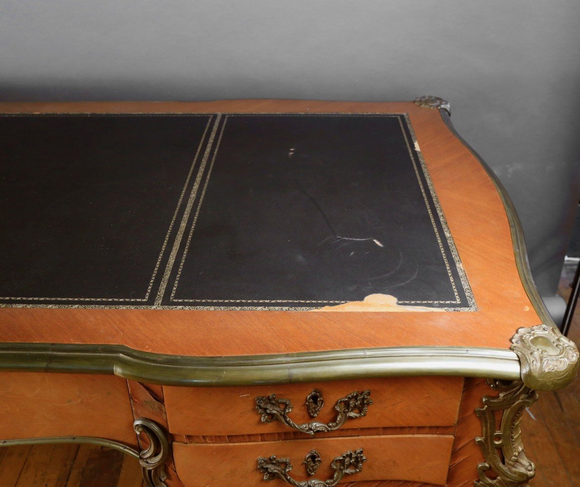 A Louis XVth Style Bureauplat, modern