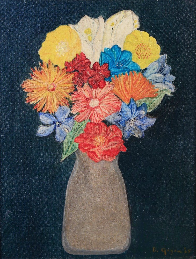 Still life, Flowers in Vase by Doris Roberts Goyen