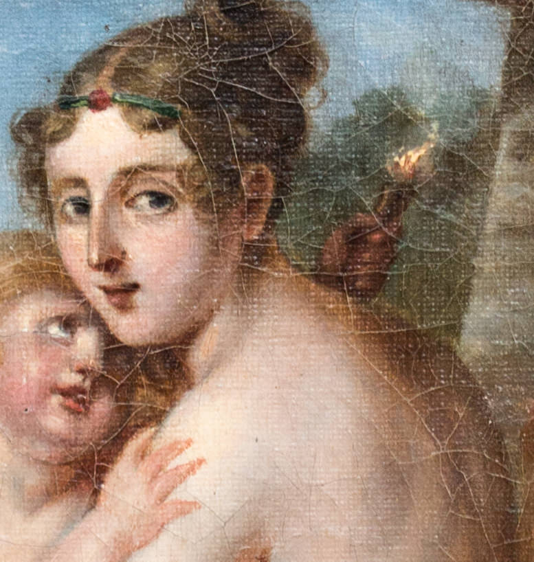 Cupid and Psyche, Mid 19th Century Continental School  by 19th Century Continental School