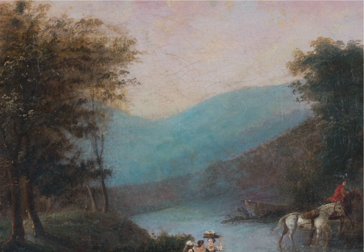 18th/19th Century Continental Landscape with Figures