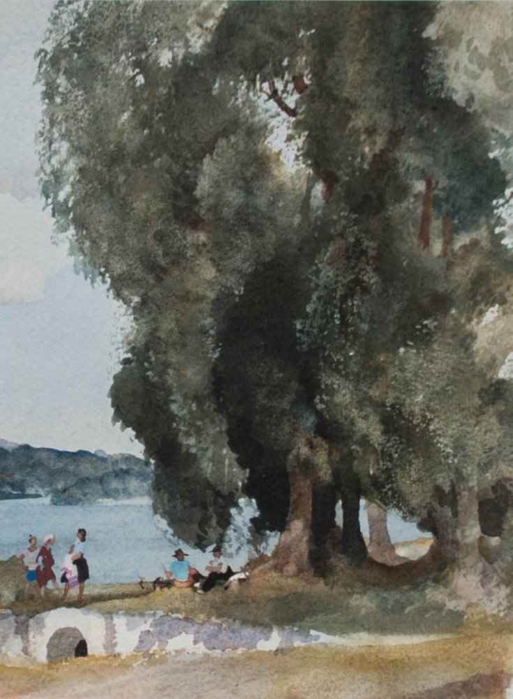 Holiday on the Loire by Sir William Russell Flint