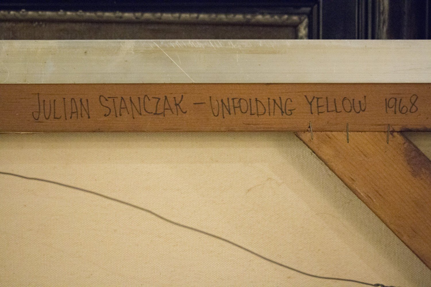 Unfolding Yellow by Julian Stanczak