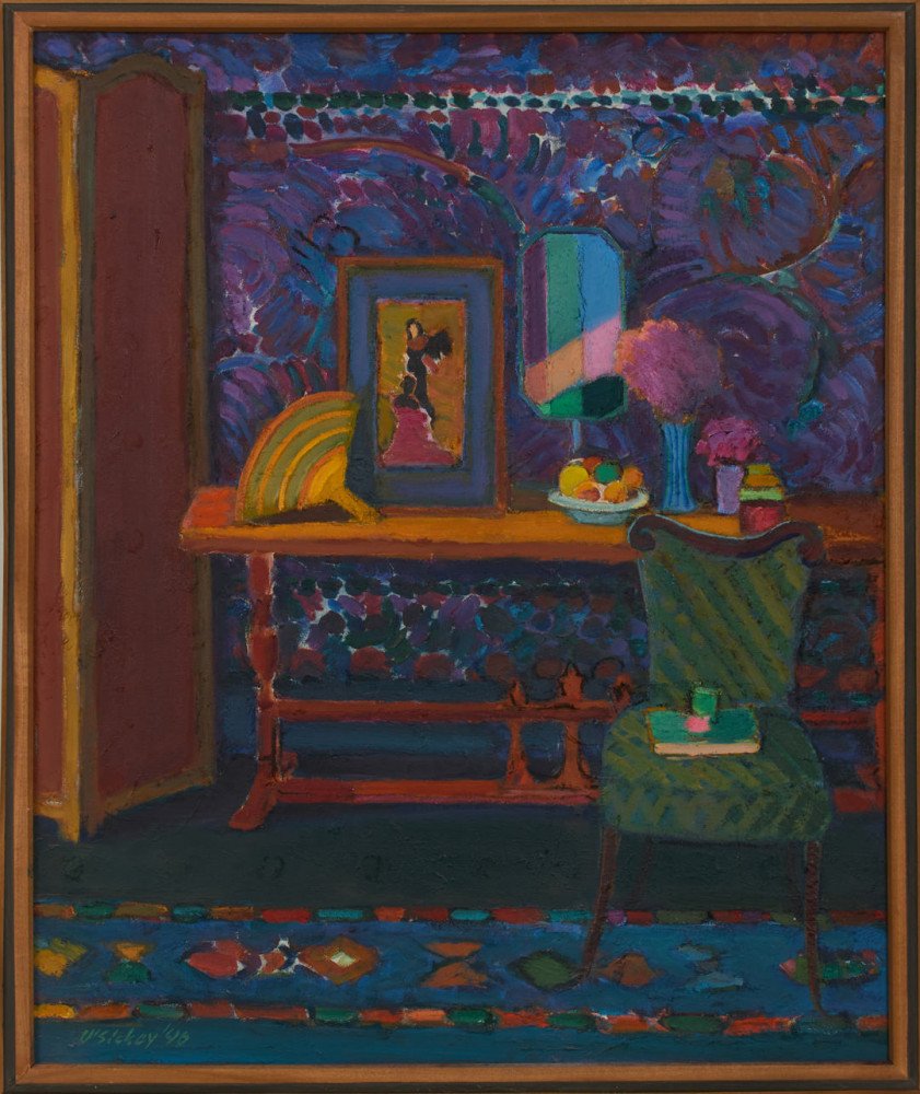 Interior with Green Chair by Joseph Benjamin O’Sickey