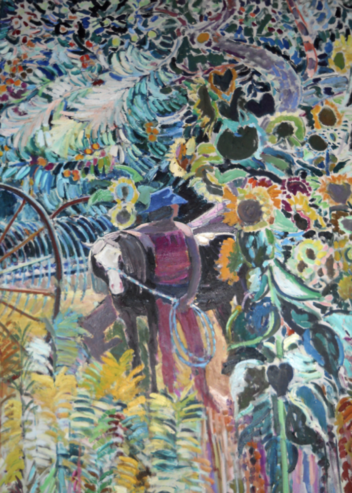 Sunflower Field, Diptych by Joseph Benjamin O’Sickey