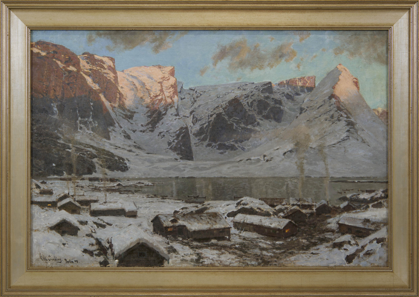 View from Reine in Lofoten, Norway by Otto Sinding