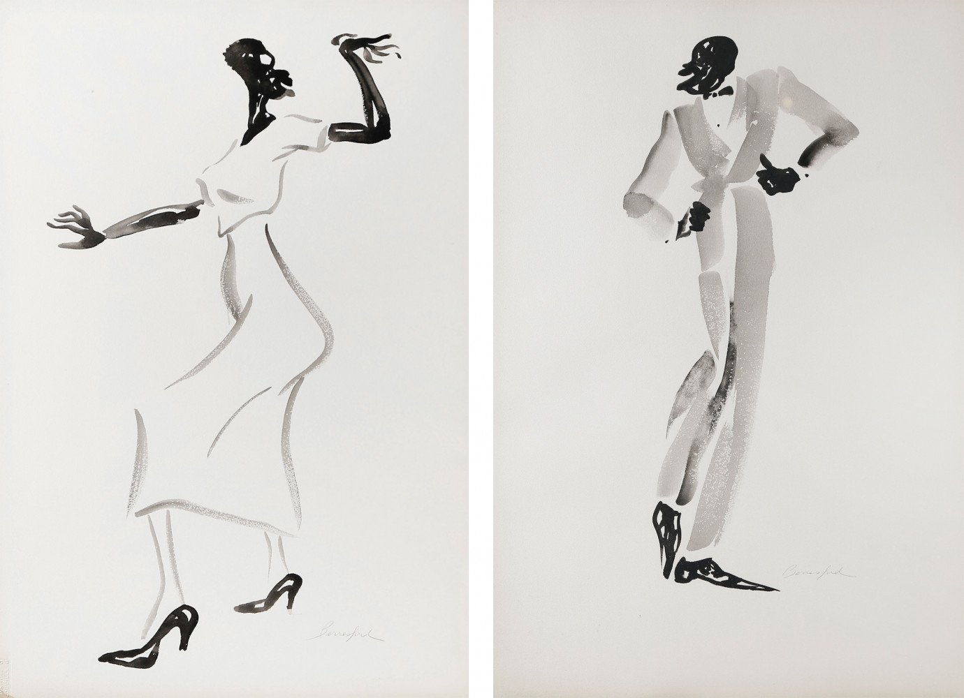Savoy Dancers I by Virginia Berresford