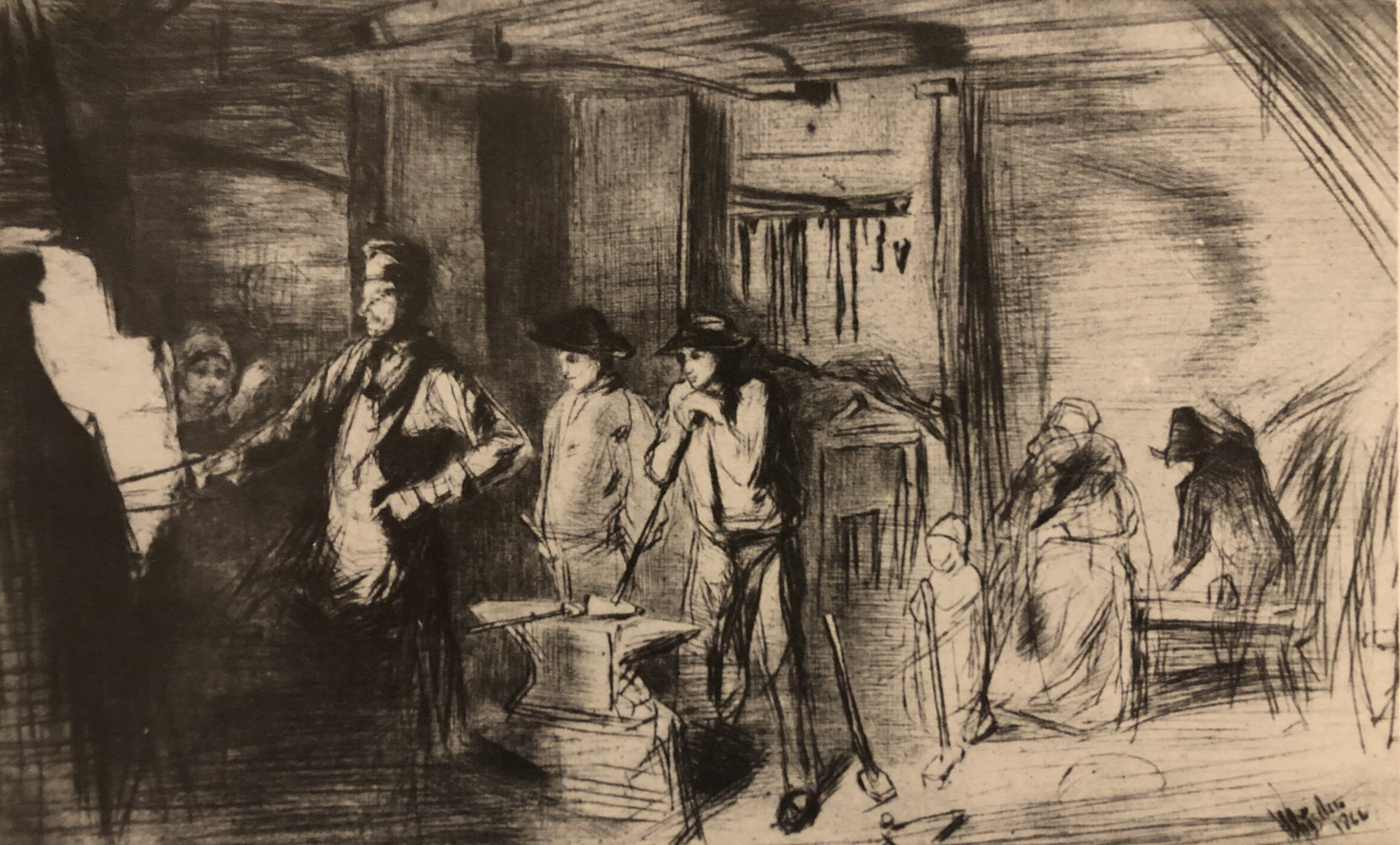 The Forge by James Abbott McNeill Whistler