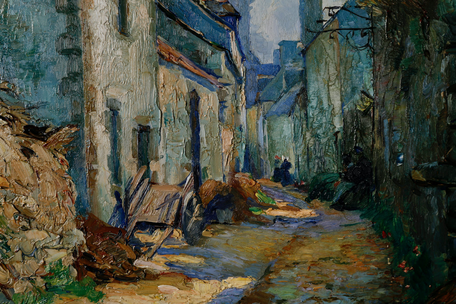 Narrow Street, Finistere, France by Abel G. Warshawsky