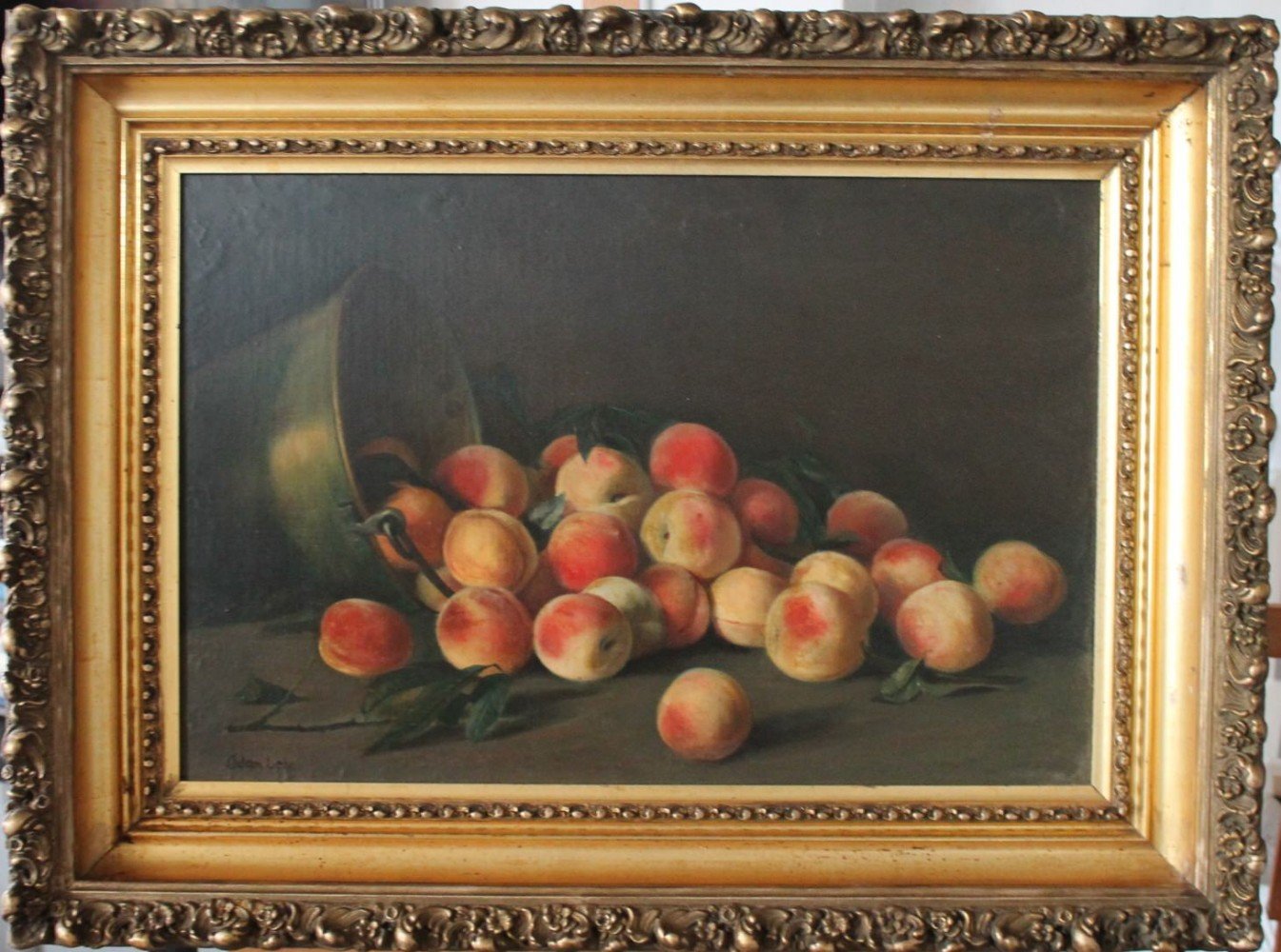 Still Life, Peaches by Adam Lehr