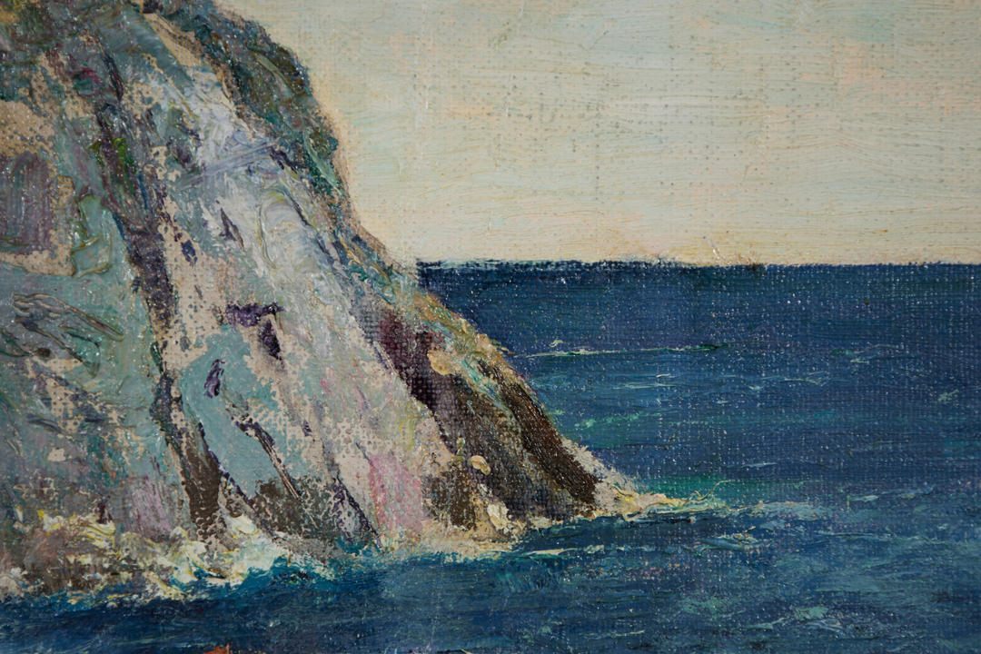 Seaside Cliff by George Gustav Adomeit