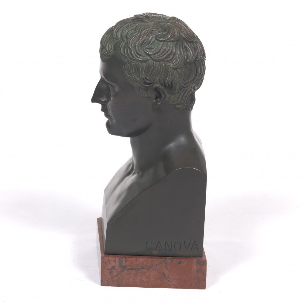 Bust of Young Napoleon as Caesar by After Antonio Canova